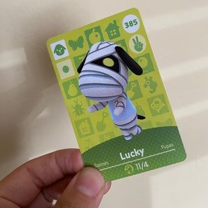 Animal Crossing Amiibo card - Lucky